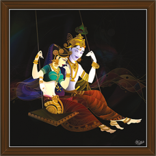 Radha Krishna Paintings (RK-2262)